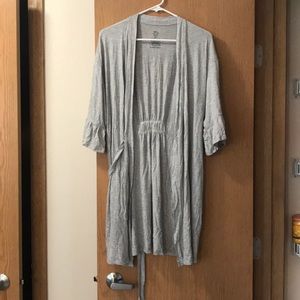 Gray super soft robe🆑